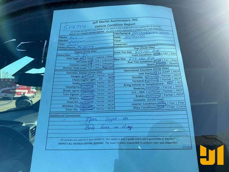 2021 FORD EXPLORER VIN: 1FM5K8AB6MGC31945 AWD