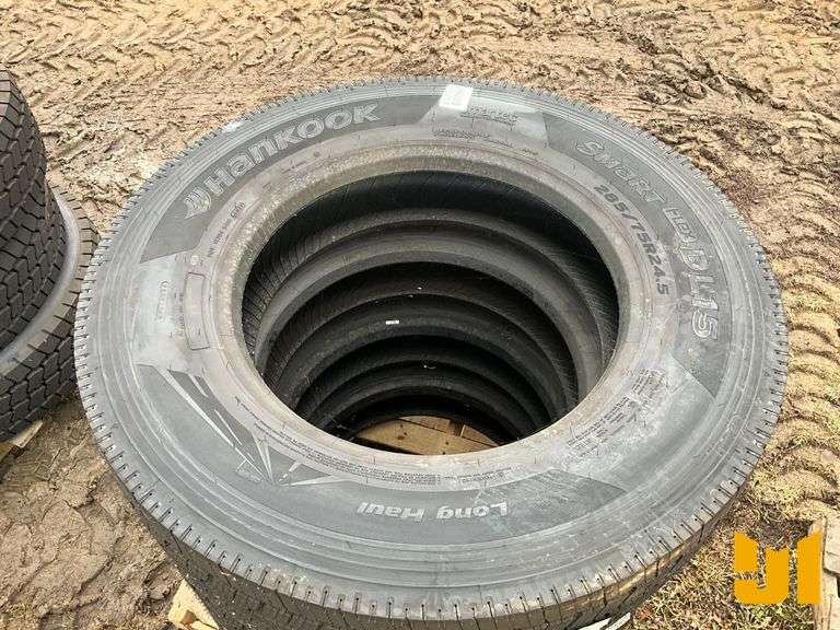 (4) 285/75R24.5 TIRES
