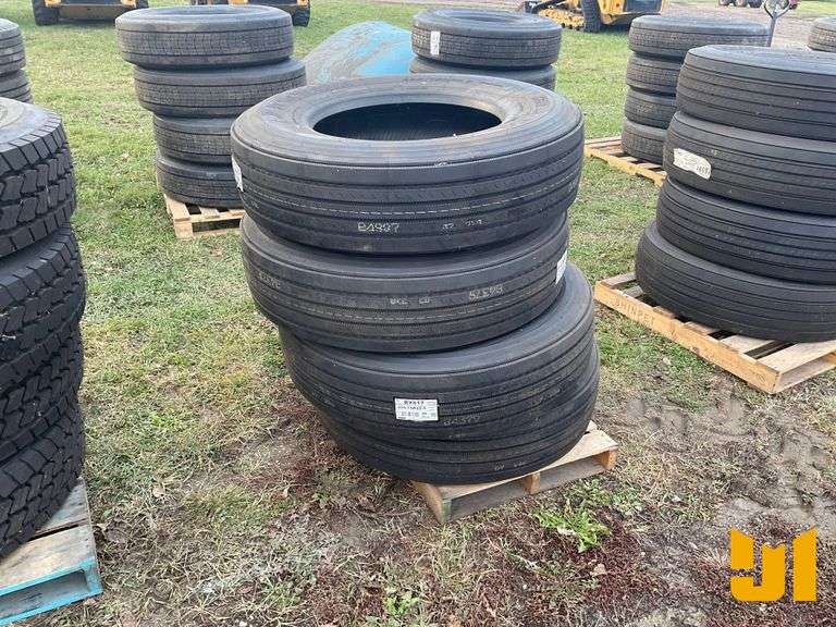 (4) 295/75R22.5 TIRES