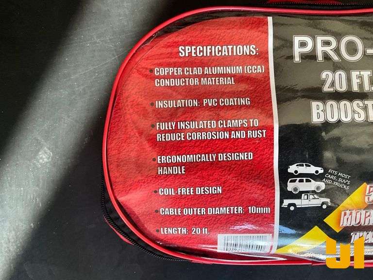 UNUSED PRO-START 20’ 4 GAUGE BOOSTER CABLES
