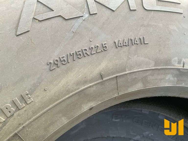 (4) 295/75R22.5 TIRES