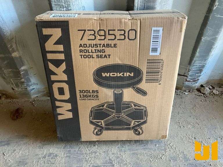 UNUSED WORKIN 300 LB ADJUSTABLE ROLLING TOOL SEAT