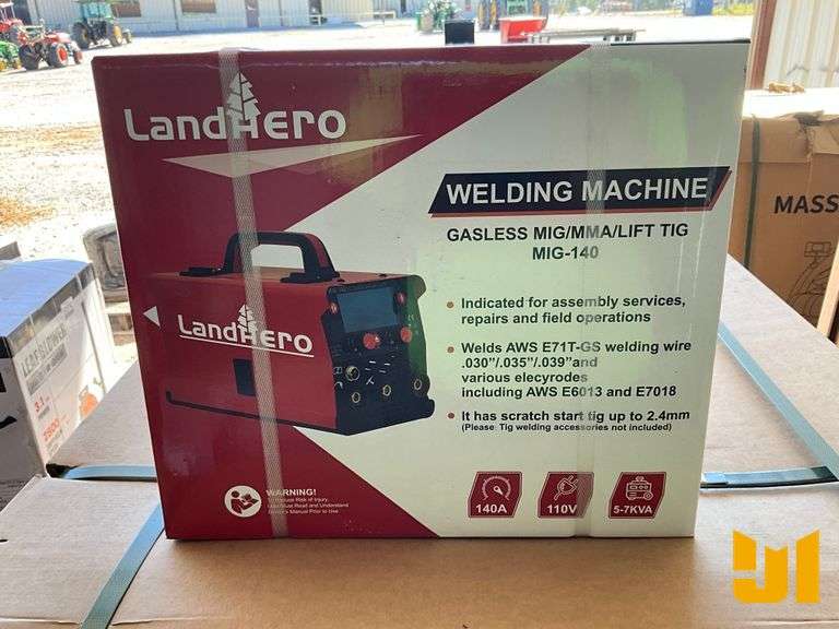 2025 LANDHERO MIG-140 MIG/TIG 140 AMP PORTABLE WELDER