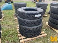 (4) 285/75R24.5 TIRES