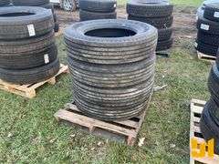 (4) 285/75R24.5 TIRES