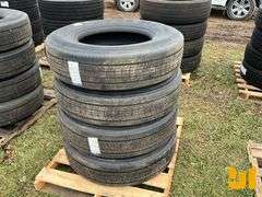 (4) 295/75R22.5 TIRES