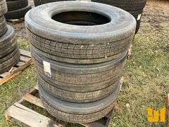 (4) 295/75R22.5 TIRES