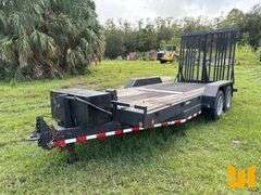 2015 LOAD TRAIL TAG A LONG EQUIPMENT TRAILER VIN: 4ZECH1826F1090982