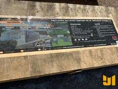 UNUSED 2025 LANDHONOR LHR-CP2020F 20' X 20' STEEL CARPORT W/ ENCLOSED SIDEWALLS