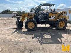 2005 CATERPILLAR TH350B 6000 LB TELESCOPIC FORKLIFT SN: CATTH350KSLD01405