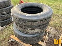 (4) 295/75R22.5 TIRES