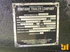 2007 FONTAINE TRAILER CO. FONTAINE TRAILER CO. 48'X96" STEEL FLATBED TRAILER VIN: 13N14830271534765