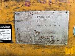 2015 DEERE 470G LC HYDRAULIC EXCAVATOR SN: 1FF470GXEEE471017