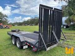 2015 LOAD TRAIL TAG A LONG EQUIPMENT TRAILER VIN: 4ZECH1826F1090982