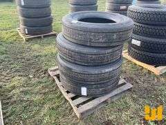 (4) 295/75R22.5 TIRES