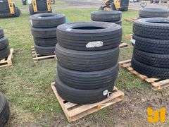 (4) 285/75R24.5 TIRES