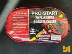 UNUSED PRO-START 20’ 4 GAUGE BOOSTER CABLES