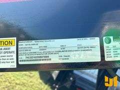 2025 TEXAS PRIDE 16' DUMP TRAILER VIN: 7HCGD1625SB070084