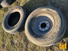 (2) 245/75R17 TIRES ON WHEELS, (3) 225/75R17 TIRES, 225/70R15 TIRE