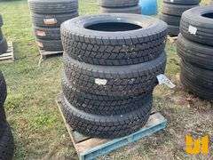 (4) 285/75R24.5 TIRES