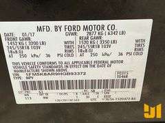 2017 FORD EXPLORER VIN: 1FM5K8AR9HGB93372 AWD