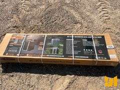 LANDHONOR MS-0808 STEEL CARPORT W/ ENCLOSED SIDEWALLS