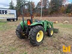 2001 JOHN DEERE 4600 4X4 TRACTOR W/ LOADER SN: LV4600H367634
