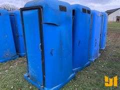 QTY (4) PORTABLE REST ROOMS, SOME NEED REPAIR
