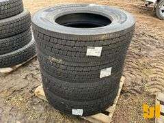 (4) 285/75R24.5 TIRES