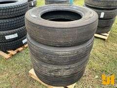 (3) 11R22.5 TIRES, (1) 285/75R24.5 TIRE