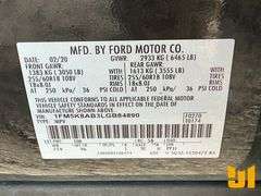 2020 FORD EXPLORER VIN: 1FM5K8AB3LGB84890 AWD