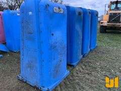 QTY (4) PORTABLE REST ROOMS, SOME NEED REPAIR