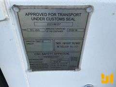 2025 TIMBER COMPONENT TREATMENT 40' HIGH CUBE CONTAINER SN: MMPU1078442