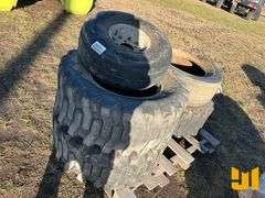 (2) 14-17.5 TIRES, (1) 12-16.5 TIRE, (1) 11L-16 TIRE, (1)