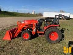 2021 KUBOTA LX3310HSD 4X4 TRACTOR W/ LOADER SN: KBUB8BHRCM1D13150