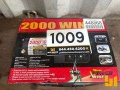 UNUSED 2000LBS WOOD POWER WINCH