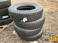 (4) 285/75R24.5 TIRES
