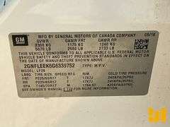 2016 CHEVROLET EQUINOX VIN: 2GNFLEEK6G6339752 AWD