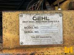 1998 GEHL 1448 CRAWLER ASPHALT PAVER SN: IP1017210