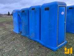 QTY (4) PORTABLE REST ROOMS, SOME NEED REPAIR