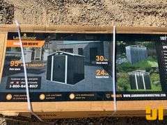 LANDHONOR MS-1010 STEEL CARPORT W/ ENCLOSED SIDEWALLS