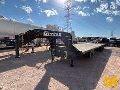 UNUSED 2024 GITESA HB8040MCGDW 40 FT T/A FLATBED TRAILER VIN: 3GHHP4026RA000002