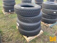 (4) 295/75R22.5 TIRES