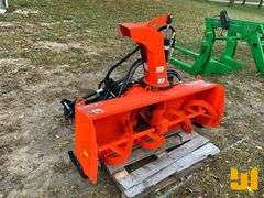 KUBOTA LX2963 SN: 22124092 63” SNOWBLOWER W/ADAPTER & BRACKETS