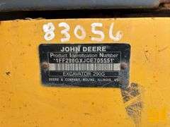 2013 DEERE 290G HYDRAULIC EXCAVATOR SN: 1FF290GXJCE705551
