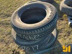 (2) 245/75R17 TIRES ON WHEELS, (3) 225/75R17 TIRES, 225/70R15 TIRE