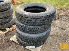 (4) 285/75R24.5 TIRES