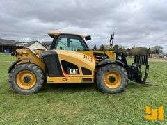 2019 CATERPILLAR TH408D 8800 LB TELESCOPIC FORKLIFT SN: TH900921