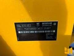 2021 CATERPILLAR 305.5E2 MINI EXCAVATOR SN: AT03055ECWE213540