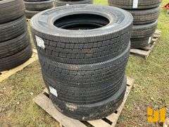 (4) 285/75R24.5 TIRES